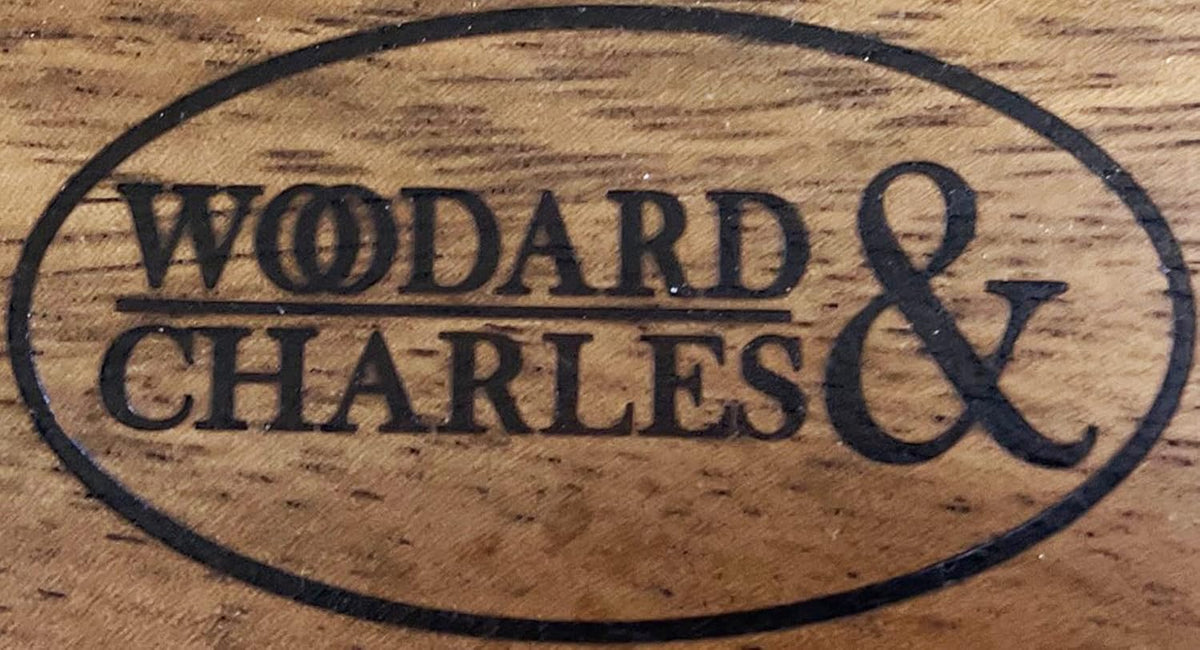 Woodard & Charles Set of 4 Acacia Wood Large Individual Salad Bowls, Snack Serving Bowls, 6 1/2" x 2 1/2"