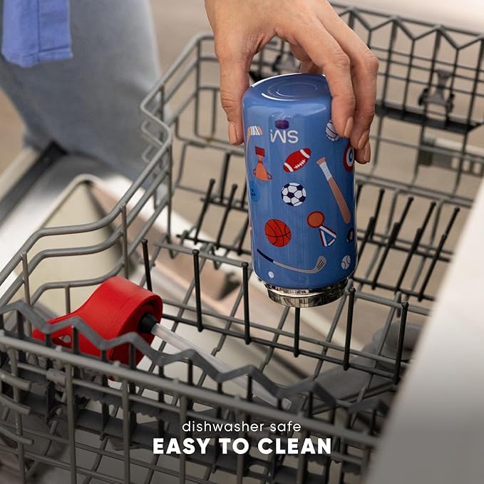 Simple Modern Kids Summit Water Bottle with Straw Lid | SpongeBob 14oz Insulated Stainless Steel Cup for Boys, Girls, School | SpongeBob Pals