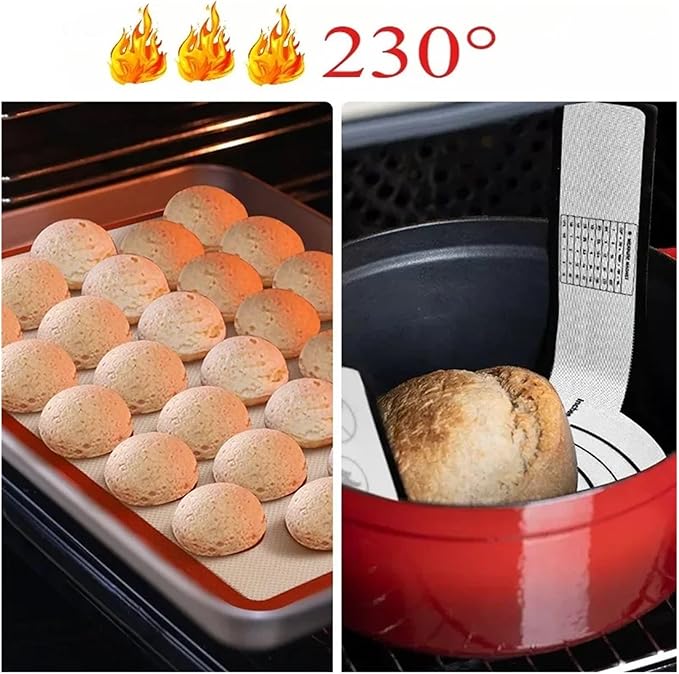 1 Piece Silicone Baking Mat Non Stick Heat Resistant Oven Liner Sheet for Cookie Macaron Bread Tool(Grey 42x29.5cm)