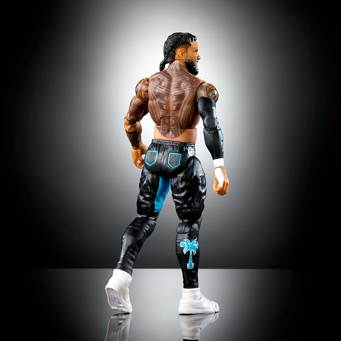 Mattel WWE Elite Action Figure & Accessories, Series #114 6-inch Collectible Jey USO with 25 Articulation Points & Swappable Hands