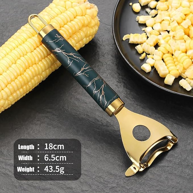 Cobb Gobbler corn peeler, 2025 New Cobb Gobbler Corn Peeler，Cobb Gobbler grain thresher, labor-saving and fast Cobb Gobbler labor-saving corn peeler, corn cob peeling tool (Silver(1Pcs))