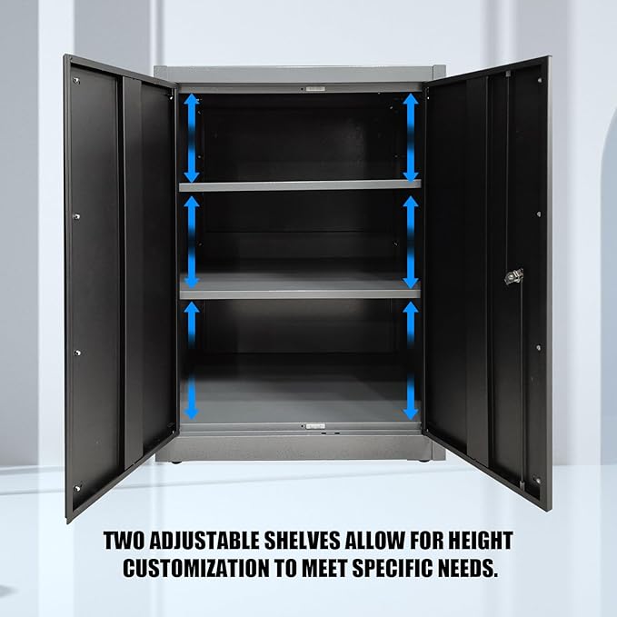 Standalone Workshop Storage Cabinets Set with Rolling Tool Cabinet