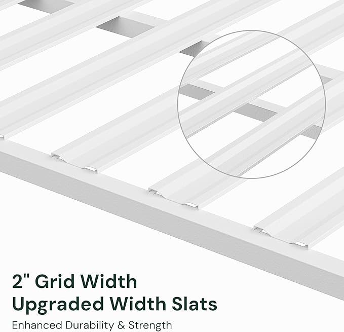 SunsGrove 4x8 Overhead Garage Storage Rack Organization, Adjustable Ceiling Mounted Storage Racks, 800LBS Weight Capacity, 22"-40" Ceiling Dropdown, White