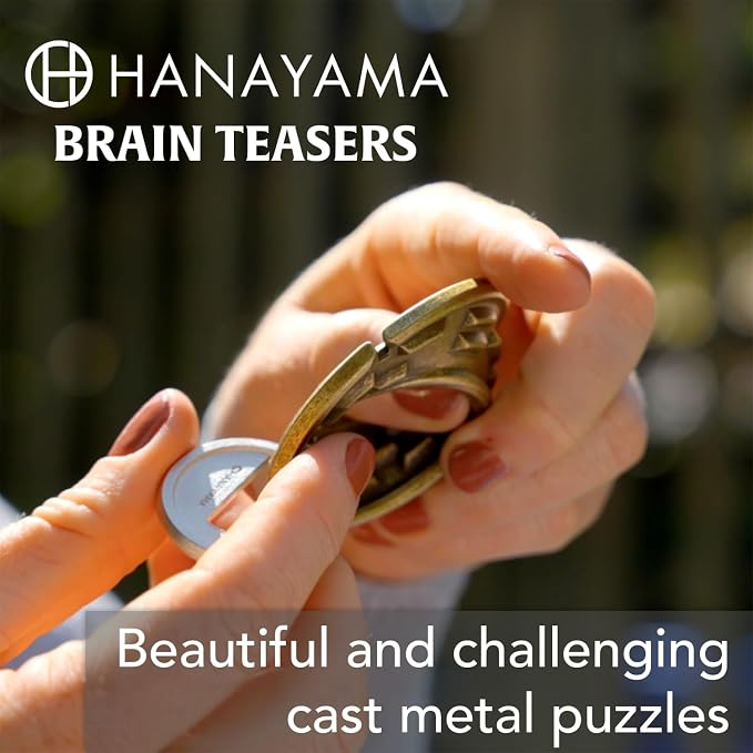 BePuzzled | Jam Hanayama Cast Metal Brainteaser Puzzle Mensa Rated Level 3, for Ages 12 and Up