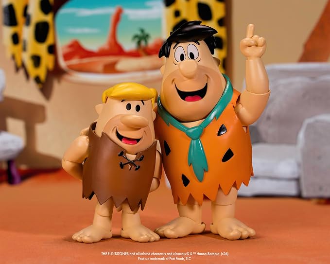 Jada Cocoa Pebbles Barney Rubble Action Figure Toys – 1:12 Scale – Fully Articulated – Retro Cartoon Collectible – Nostalgic Toy for Ages 8+
