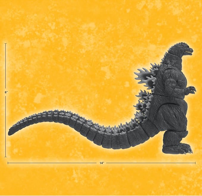 Super7 ULTIMATES! Toho HeiSei Godzilla - 8" Toho Godzilla Action Figure with Accessories Classic Movie Collectibles and Retro Toys