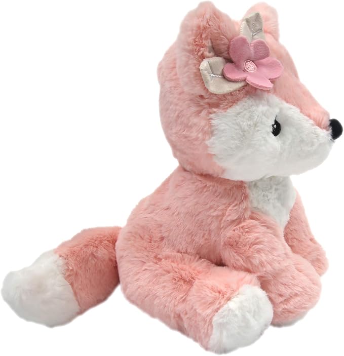 Lambs & Ivy Friendship Tree Plush Pink Woodland Fox Stuffed Animal Toy - Autumn