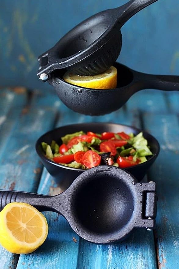 Manual Citrus Juicer Professional Cast Iron Orange Squeezer Heavy Duty Hand Press for Maximum Juice Output, Effortless Use