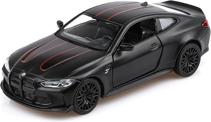 TOKAXI 1/36 Scale BMW M4 Diecast Model Cars,Pull Back Vehicles BMW Toy Cars,Cars Gifts for Boys Girls(Black)