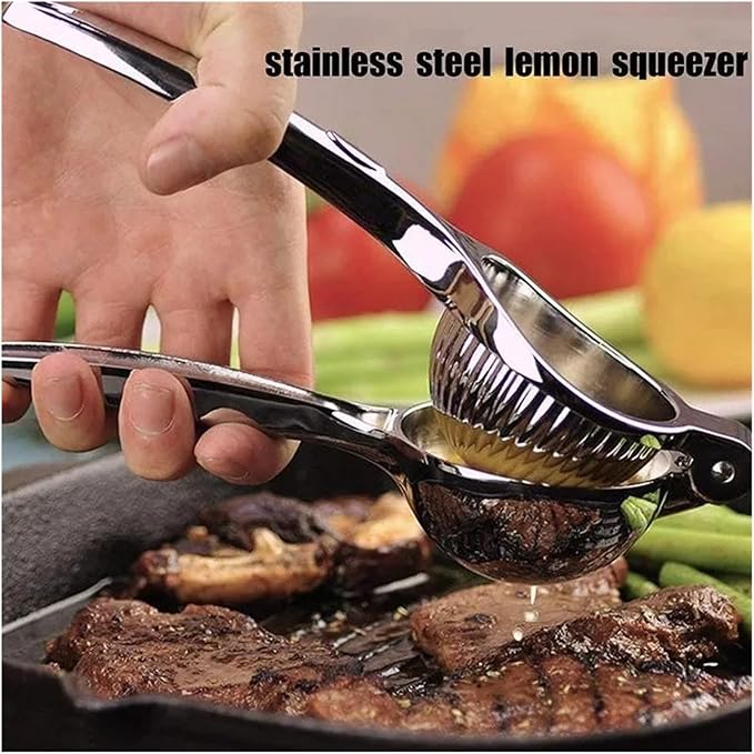 Manual Juicer Hand Press Lemon Squeezer Manual Citrus Juicer Hand Orange Fruit Press Machine Stainless Steel Kitchen Accessories