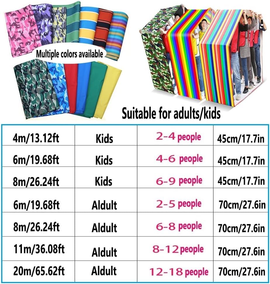 2 PCS Teamwork Games Playing Run Mat Outdoor Carnival Event Team Building Game(Kids-4M) - size: Kids-4M
