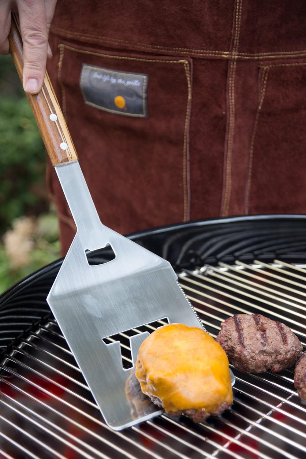 Outset QVG10 Verde Collection Grande Spatula, Bamboo