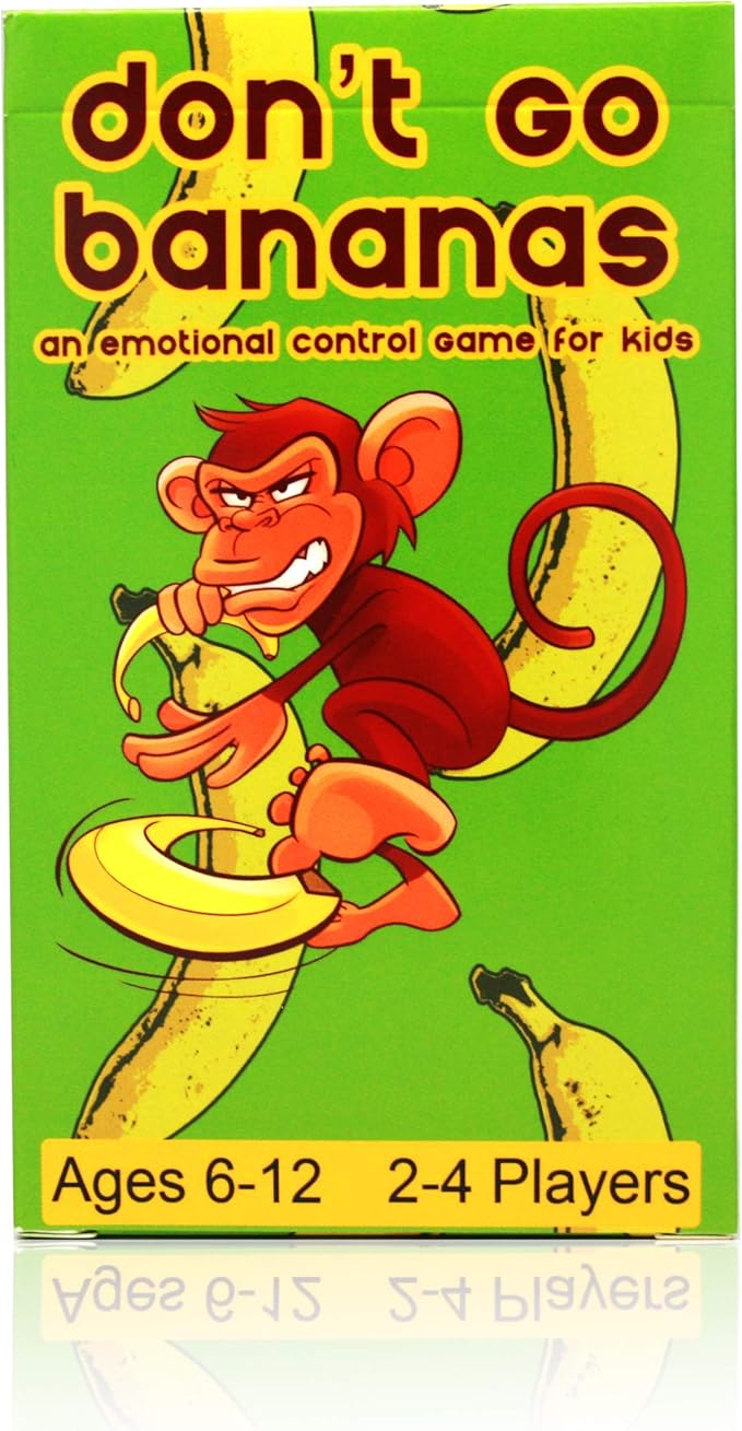 da Vinci's Room Don't Go Bananas - A CBT Therapy Game for Kids to Work on Controlling Strong Emotions - Counseling Games, Therapy Toys, Social Skills Games for Kids