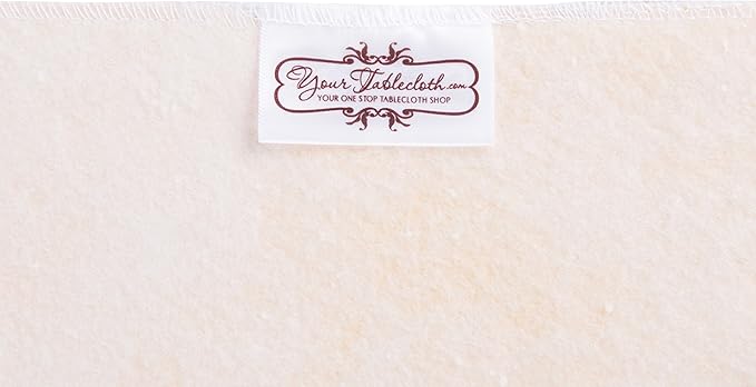 Yourtablecloth Heavy Duty Vinyl Rectangle or Square Tablecloth – 6 Gauge Heavy Duty Tablecloth – Flannel Backed – Wipeable Tablecloth with Vivid Colors & Many Sizes 52 x 52 Terra