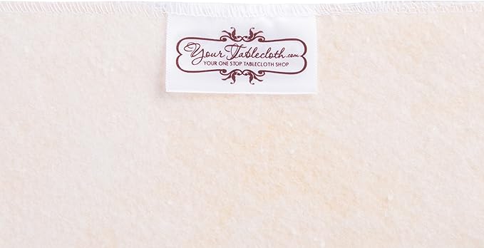 Yourtablecloth Heavy Duty Vinyl Rectangle or Square Tablecloth – 6 Gauge Heavy Duty Tablecloth – Flannel Backed – Wipeable Tablecloth with Vivid Colors & Many Sizes 52 x 90 Ruby Red