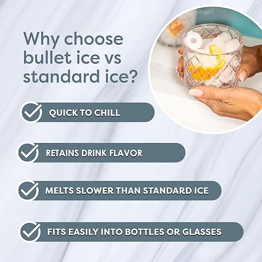 Igloo Portable Ice Maker with Scoop & Basket- Ice Maker with LED Control Panel & 1.5 Quart Water Tank-Ice Cube Maker Produces 26 Lbs. of Ice in 24 Hours With 8 Large or Small Cubes In 7 Minutes- Black