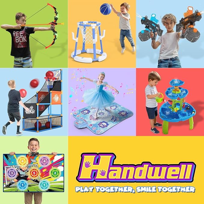 3 in 1 Toddler Basketball Hoop and Tee Ball Set for Boys: Kids Baseball Tee with Automatic Pitching Machine Adjustable Height Indoor and Outdoor Sports Toys Christmas Birthday Gifts for Boy Age 3-12