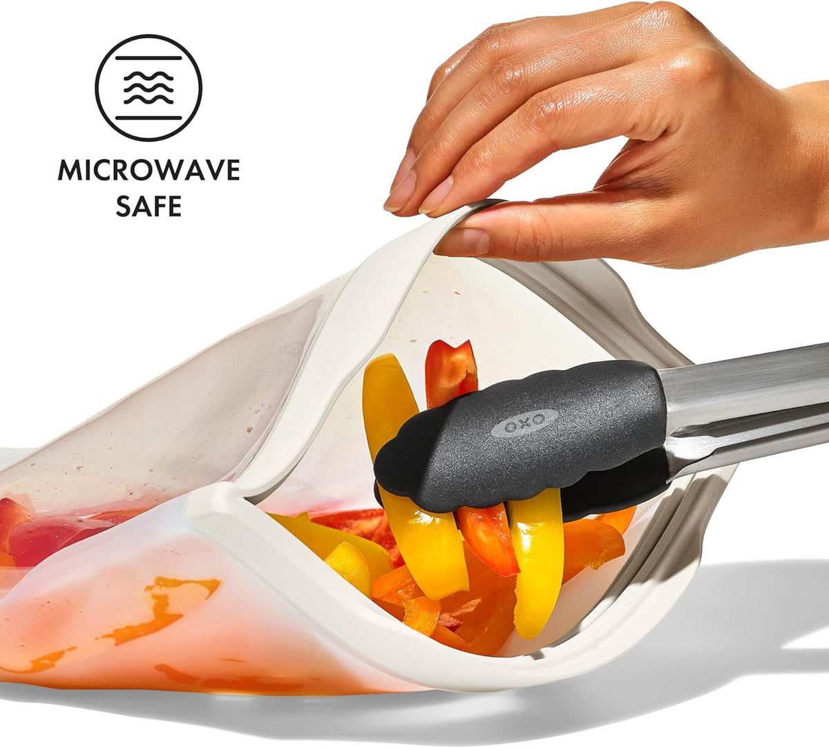 OXO Good Grips Silicone Reusable Bag – Sandwich Bag (28 oz) - Watermelon