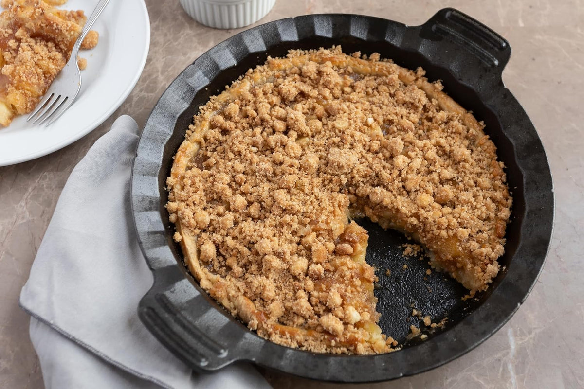 Outset Cast Iron Grill and Oven Pie Pan, 10 Inches
