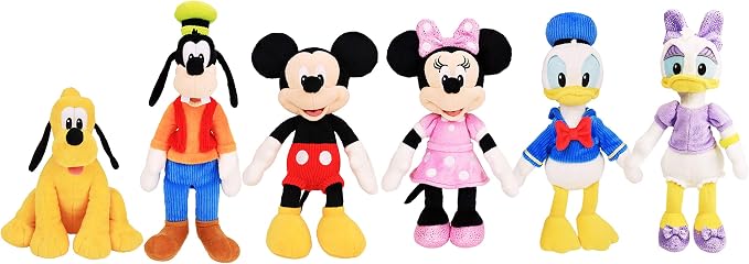 Disney Junior Mickey Mouse Small Plushie Stuffed Animal Daisy Duck