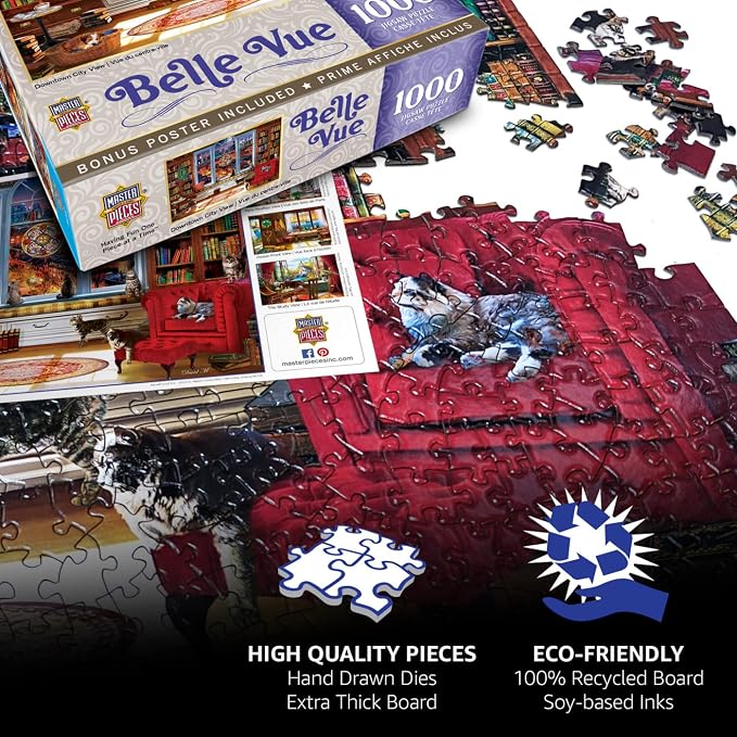 MasterPieces 1000 Piece Jigsaw Puzzle for Adults, Family, Or Youth - A Sunday On La Grande Jatte - 19.25"x26.75"