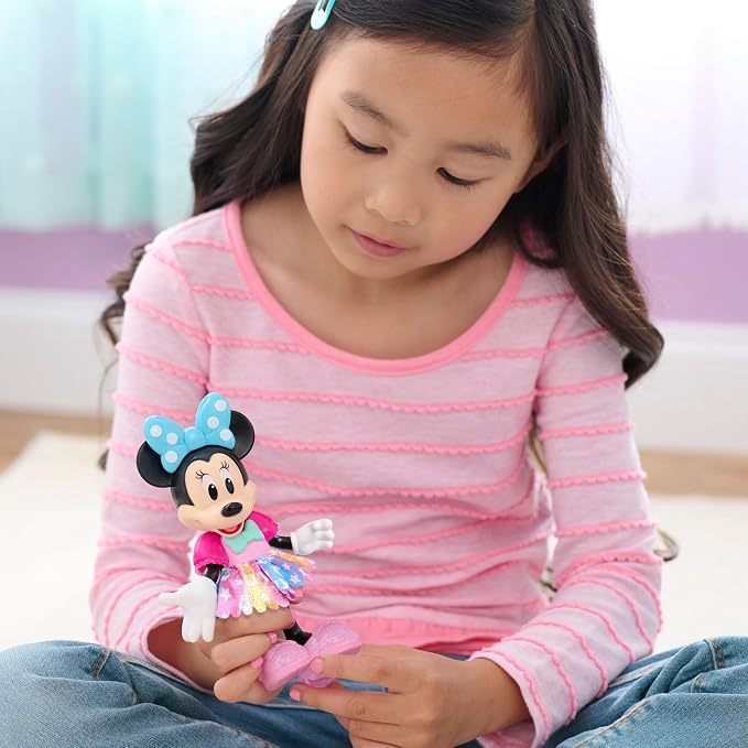 Disney Junior Minnie Mouse Groom & Glam Pony Set, Poseable 21-piece Doll and Accessories Set, Kids Toys for Ages 3 Up by Just Play