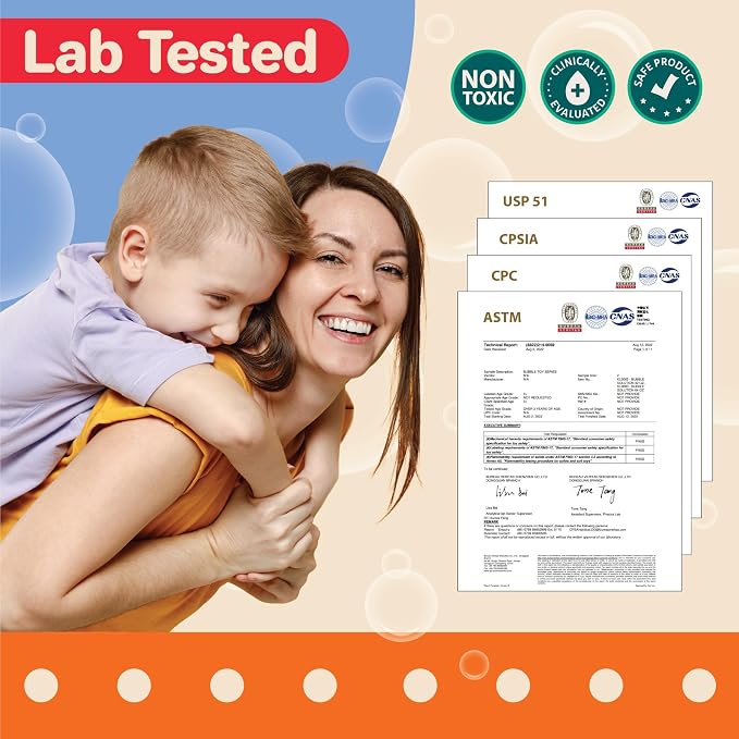 101 oz Iridescent Bubble Solution Refill | Non-Toxic Quick & Easy Just Add Water to Make 101 oz Bubble Refill Solution | Bubbles for Kids | Bubbles Bulk | Bubble Machine Solution | Giant Bubbles