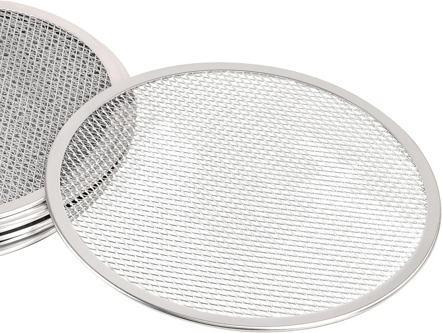 7-inch Aluminum Pizza Screen | Commercial Grade Pizza/Baking Screen for Oven | Pizza Baking Tray for Home And Restaurant | Round, Aluminum, 7-inch [1PK]