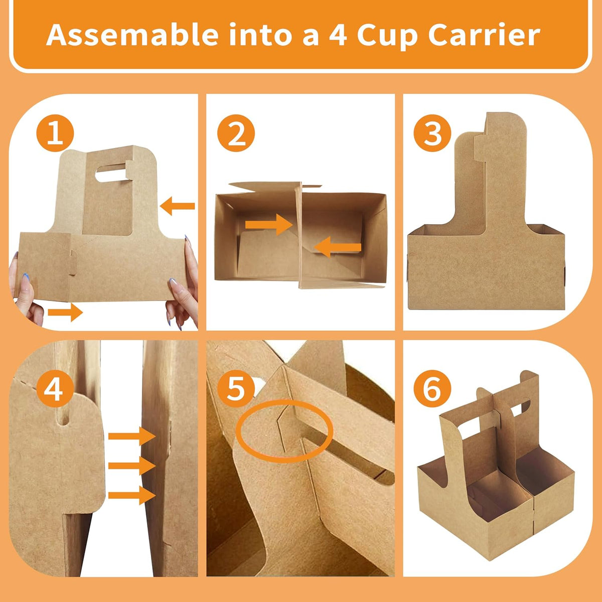 2 Cup Drink Carrier,16 Pack Coffee Cup Holders with Handle,Cardboard Cup Holders for Hot or Cold Drinks,Coffee Carrier with Ribbon and Card,Food Delivery Services and Bouquet(Green)