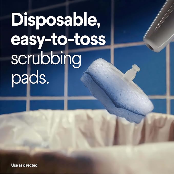 Clorox ToiletWand Toilet Bowl Cleaner- Toilet Brush, Storage Caddy and 6 Disinfecting Refill Heads