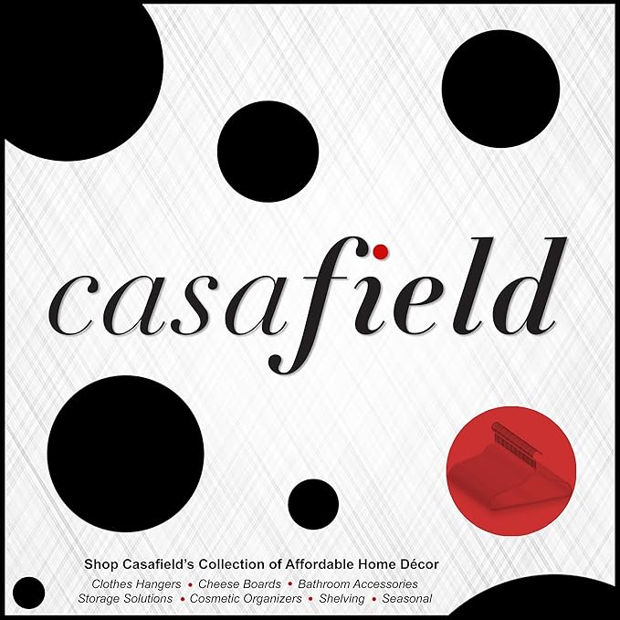 Casafield 100 Velvet Baby Hangers - 11" Size for Infant & Toddler Clothes - Black