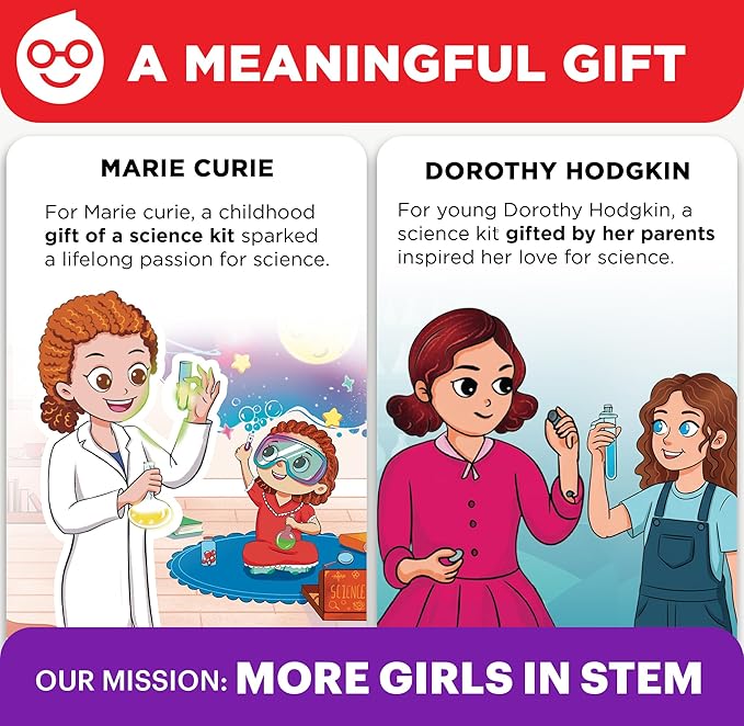 Doctor Jupiter Girls' Science Kit for Kids Ages 8-10-12-14 | Birthday Gift Ideas for 8,9,10+ Year Old Girls | Chemistry Set, STEM Toy Kit with 135+ Experiments | Learning & Educational Projects