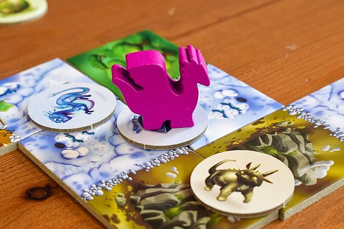 Tabletop Strategy Game, My First Kingdomino, Fun Kids & Adults Family Fantasy Board Game, 2-4 Players, Ages 5+, Dragomino by Blue Orange Games