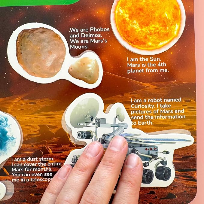 QUOKKA Montessori Busy Book for Ages 4-8 - Pre K Toddler Learning Activities for Homeschooling - My Preschool Busy Book for Toddlers 3-5 - 15 Kids Educational Solar System Activities