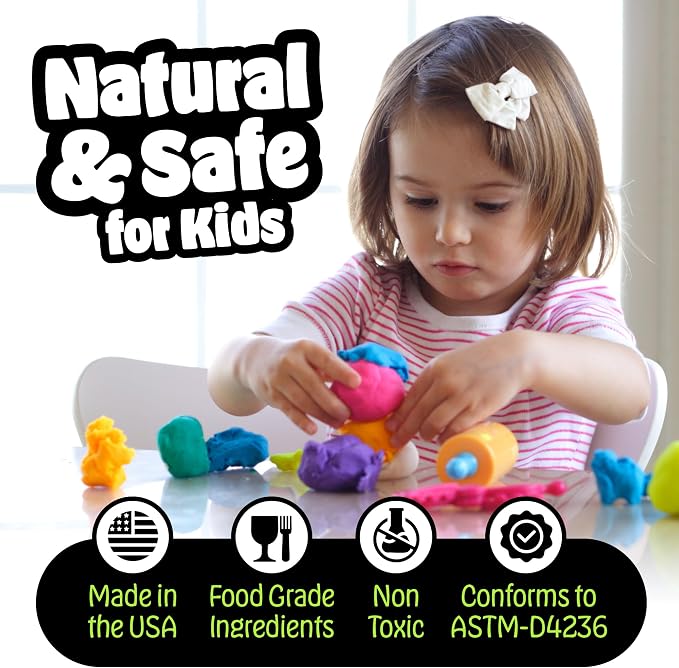 Hygloss Play Modeling Dough for Kids – Safe & Non-Toxic Sensory Dough for Arts and Crafts – 5 lb Tub – Play Clay for Toddler Activities, Preschool Classroom Must-Haves – Purple Color, Unscented