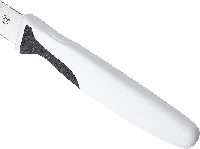 Mercer Culinary Millennia Color Handle Cutlery 3" Slim Paring Knife White