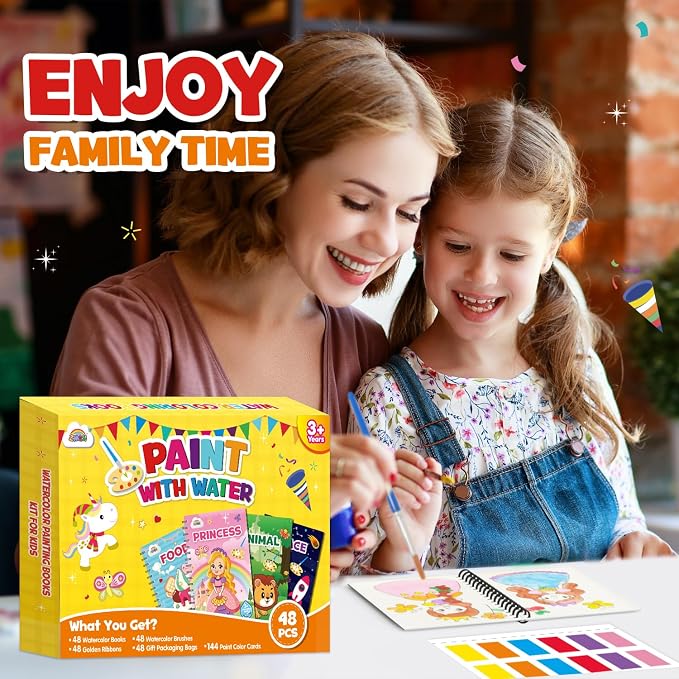 ZMLM 16 Water Coloring Books for Kids Party Favors - Bulk Mini Coloring Books for Kids Ages 4-8,Small Birthday Goodie Bag Stuffers School Return Gift Art Crafts Classroom Prizes