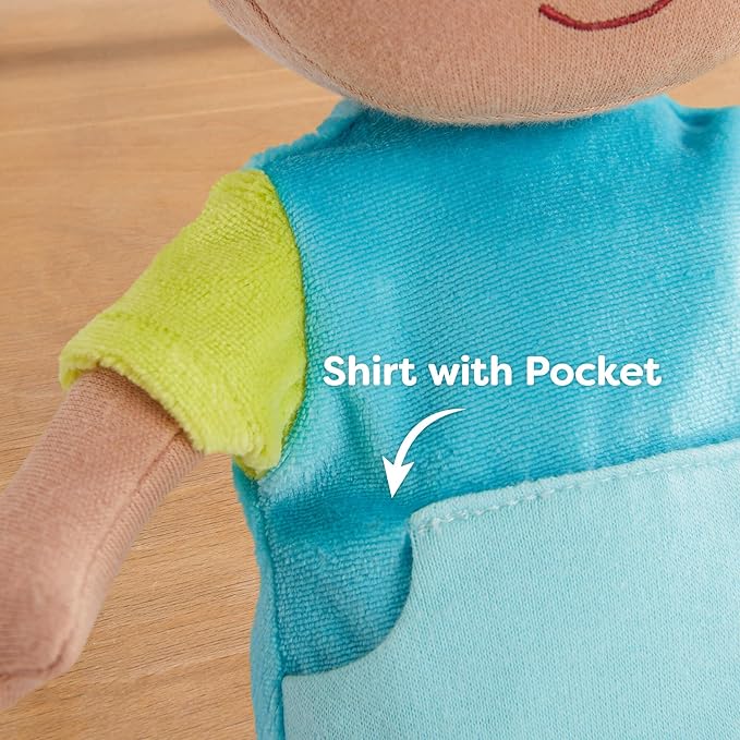 HABA Snug Up Gabriel - 10" Soft Doll, Machine Washable Baby Boy Doll - Perfect Snuggly First Soft Toddler Plush Figure for 6 Months and Up
