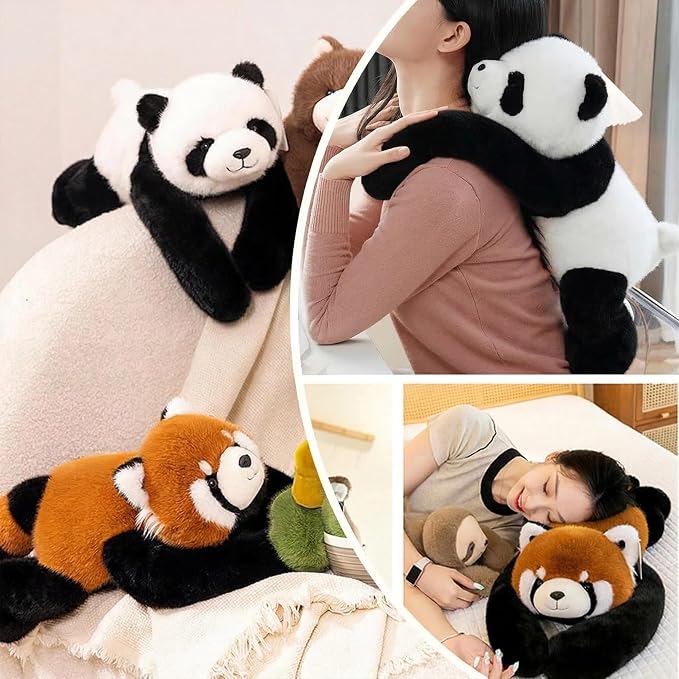 17.7 inch Red Panda Weighted Stuffed Animals, Weighted Plush Animal, Cute Soft Plush Toy Pillow Hugging Plushie Birthday Gifts for Kids Adults