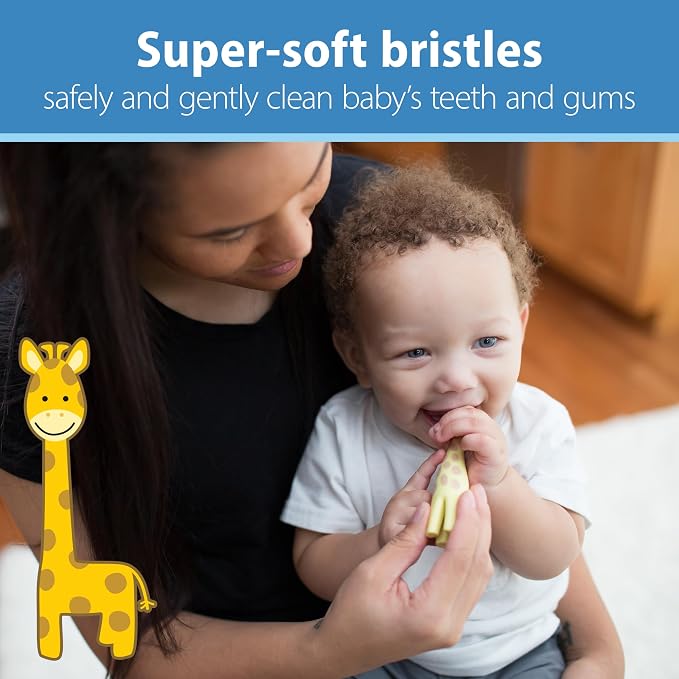 Dr. Brown's Infant-to-Toddler Toothbrush, Giraffe