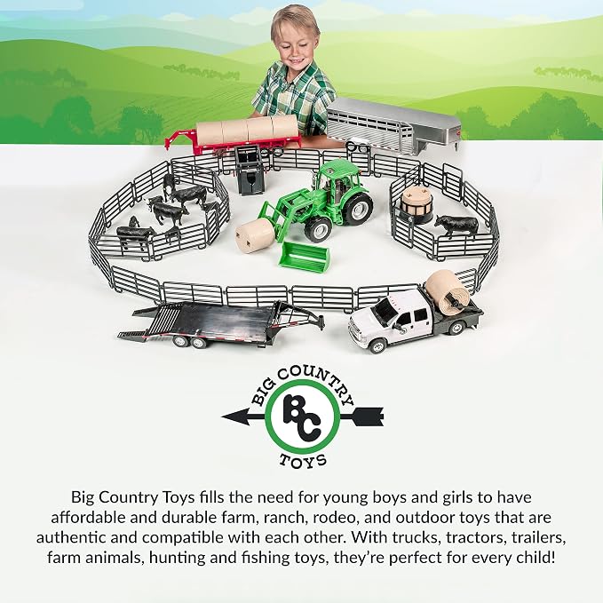 Big Country Toys Lil’ Bucker Bull & PBR Bucking Chute Kids Toys Set, Rodeo Ride On Toys for 18 Months to 3+ Years, Inflatable Bouncy Animals for Toddlers with Pump