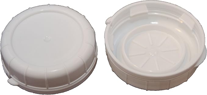 The Dairy Shoppe Glass Milk Bottle, Heavy Glass with Extra Lid, Creamery Style (4, Liter)