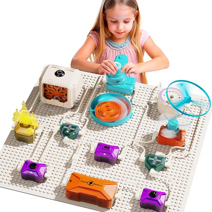 Science Kits for Kids, 410+ Projects Circuit Exploration Kits Educational Electronics Toys for Boys & Girls Hands-On Engineering Toy, Birthday, Halloween, for Ages 5 6 7 8 9 10 11 12