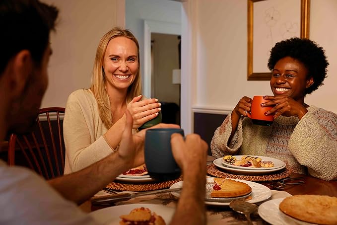 Nextmug - Temperature-Controlled, Self-Heating Coffee Mug (Dusty Rose - 14 oz.)