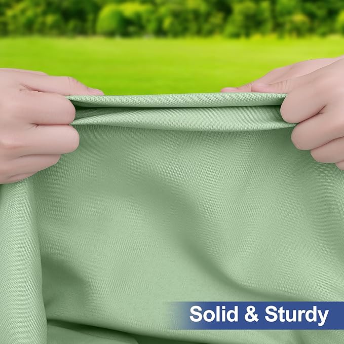 homing Rectangle Table Cloth Cover, Waterproof Polyester Elastic Fitted Tablecloth, Fits for 4 Foot Folding Tables, Washable Table Protector for Picnic, Camping, Outdoor (Green, 30" x 48")
