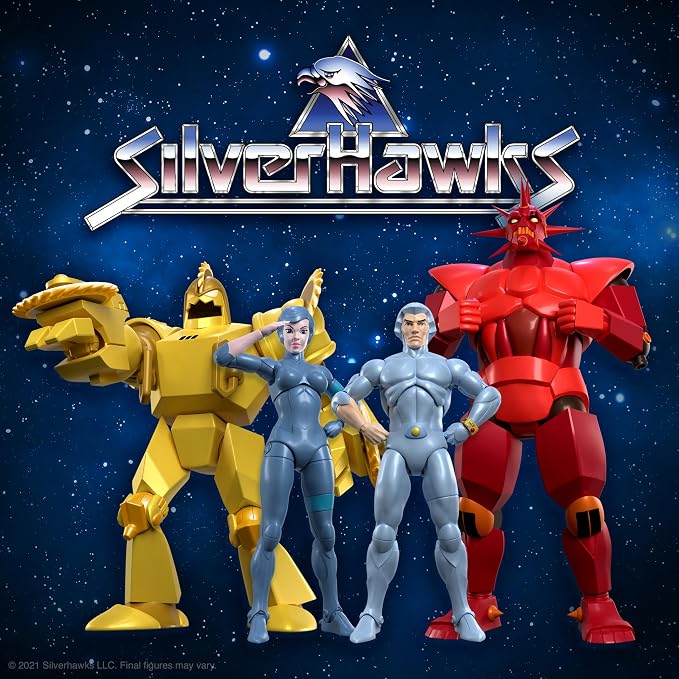 Super7 ULTIMATES! SilverHawks Mon*Star - 11" SilverHawks Action Figure with Accessories Classic Cartoon Collectibles and Retro Toys