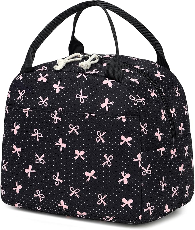 Bluboon Lunch Bag for Women Men Cute Lunch Tote Bags Reusable Insulated Lunch Box Large Capacity Reusable Insulated Cooler for Work Picnic or Travel