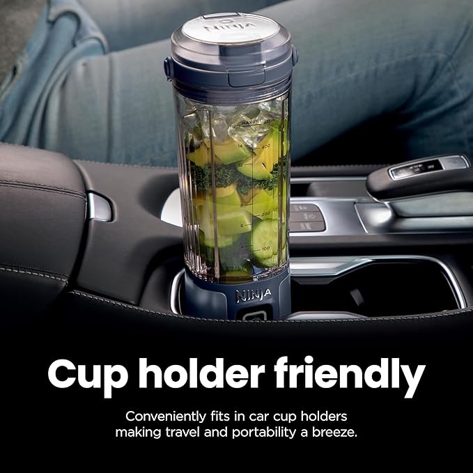 Ninja BC151PR Blast Portable Blender, Cordless, 18oz. Vessel, Personal Blender-for Shakes & Smoothies, BPA Free, Leakproof-Lid & Sip Spout, USB-C Rechargeable, Dishwasher Safe Parts, Passion Fruit