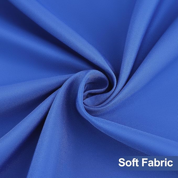 homing Rectangle Table Cloth Cover, Waterproof Polyester Elastic Fitted Tablecloth, Fits for 6 Foot Folding Tables, Washable Table Protector for Picnic, Camping, Outdoor (Blue, 36" x 72")