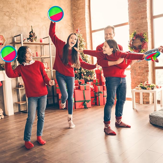 PlayZap Toss and Catch Ball Set - Outdoor Toys for Family Games - Outside Yard Pool Beach Toys for 3 4 5 6 7 8+ Years Old Boys Girls - Classic Birthday Gift for Kids Youth Adults